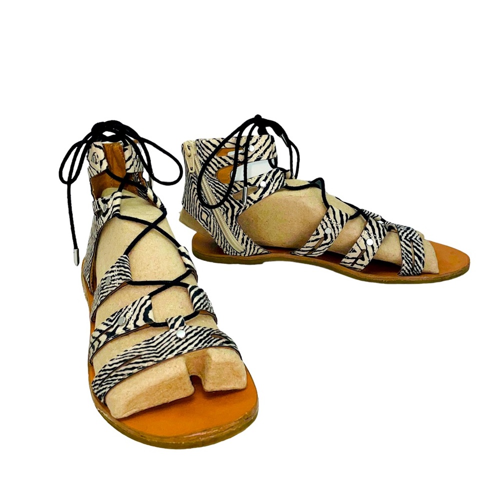 dv Dolce Vita Animal Print Ankle Strap Sandal